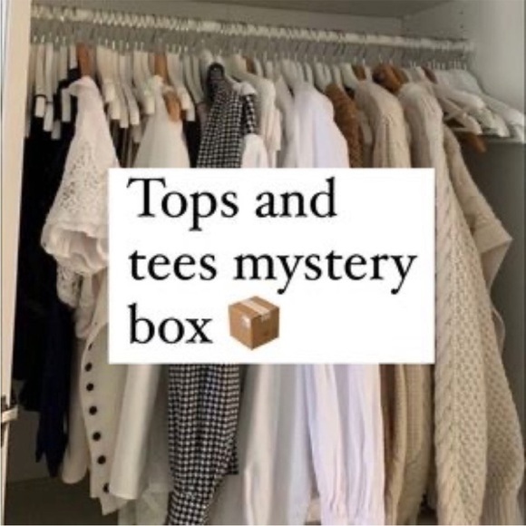 Tops - $30 5lbs Mystery Box of Tops and Tees